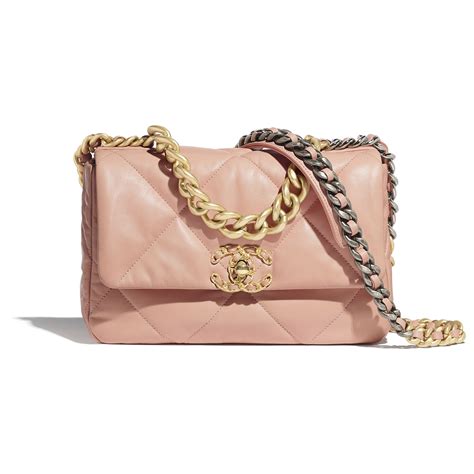 chanel 19 flap bag pink|chanel 19 shopping bag.